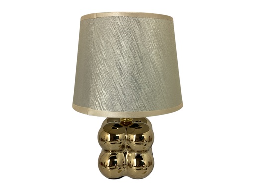 [15014374] LAMPARA MESA 26 CM CERA/TELA DOR DECORE MAYS 604-2403281