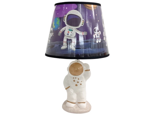 [15014375] LAMPARA MESA 34.5 CM CERA/PAPEL DIS/ASTRONAUTA DECORE 604-03553