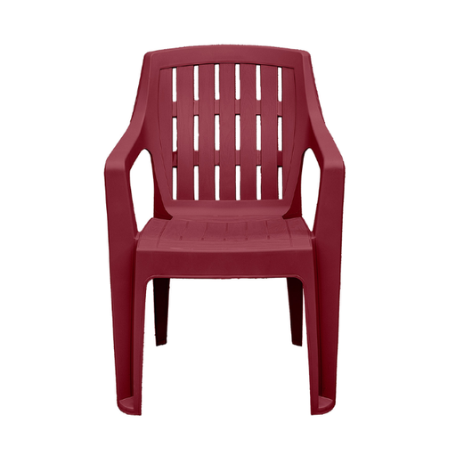 [15014412] SILLA PLAS BALI C/B RESP RAY VERT VINO TINTO OP GUATEPLAST AR011446-VIN-0