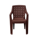 SILLA PLAS EILAT C/B RESP RATAN CHOCO PREMIUM GUATEPLAST AR011445-PCH-0