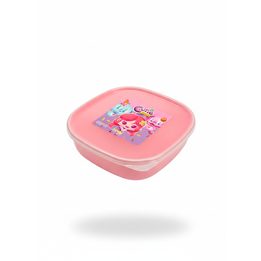 [15014490] PLATO T/TOPER PLAS CUAD C/T GLIT DECO NIÑA TACOPLAST 35371