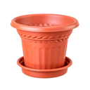 MACETA PLAS GRECCA #20 C/BASE REYPLAST MCX045000