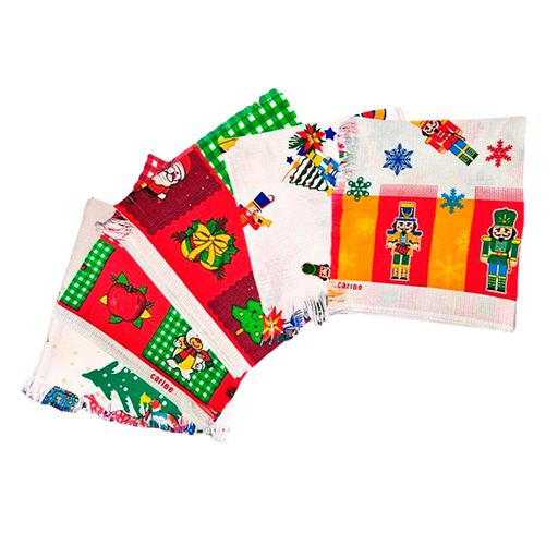 [16000182] DOCENA MANTA COCINA DECO NAVIDEÑA GYLMIS