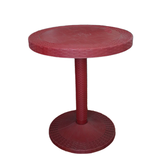 [15014661] MESA PLAS COCTEL RED 71 CM RJ OSCURO CAJ MEGA AA12103V