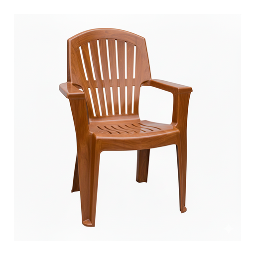 [15014816] SILLA PLAS KING C/B CF MADERA MANCHADO MEGA