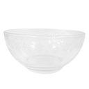 TAZON/BOWL VID 760 ML 6" TRANS DECO NAV SNOW FLAKE CRISA 5848-D9S
