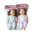 MUÑECA DORMILONA C/SONIDO C/CHUPETE 32 CM BOL DLM1-32