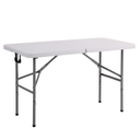 MESA PLEGABLE MET/HDPE 181X74.5X74 CM BL HKK GPCT5486