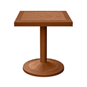 MESA PLAS COCTEL CUAD 71.7X71.7X70.5 CM CF MAD MEGA