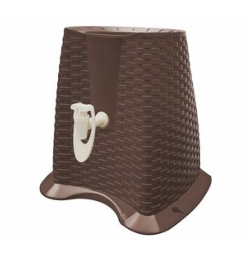 [15015226] DISPENSADOR PLAS P/AGUA RATAN C/CH CF COCOA MEGA 1544