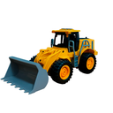 CAMION EXCAVADORA CTROL REM CAJ 32x13 CM BUILDER MD268-3