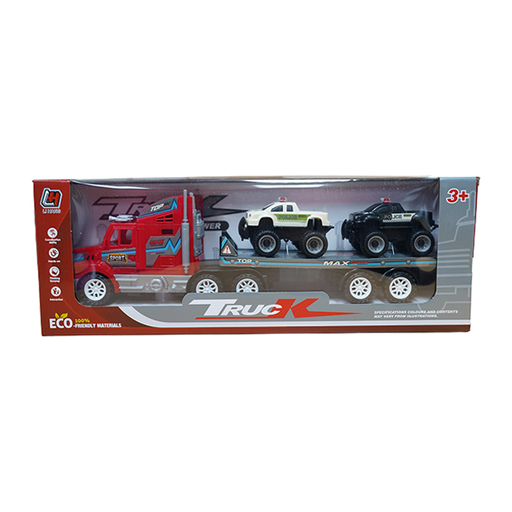 [15015268] CABEZAL C/RASTRA C/2 PICK UP POLICIA CAJ 43x9x15 CM TRUCK LH338D-8