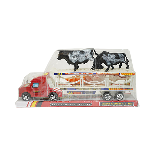 [15015290] CAMION RASTRA C/4 ANIMALES EMPAQUE 32 CM TRUCK BL045176