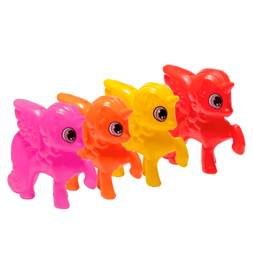 [16000214] DOCENA ALCANCIA PLAS MAGIC PONY C/ALAS 15 CM PLASTIKITO SP258