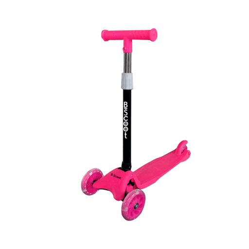 [15015753] SCOOTER PLEGABLE AJUST 3 RUEDAS C/LUZ ROSA CAJ B-SCOOT CAJ BLSCOOT17/18/45626
