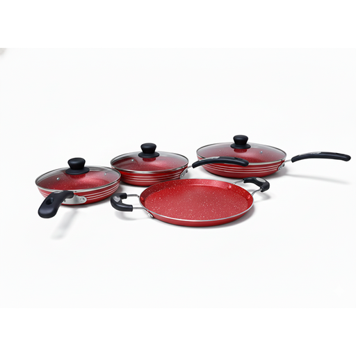 [15015882] BATERIA COCINA 7 PZ 3 SARTENES ANTIAD 20/24/30CM C/T VID+COMAL 28CM RJ PREMIUM STONE ALSASA