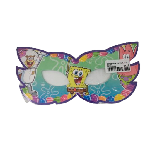 [15009993] ANTIFAZ BOB ESPONJA 12 PZ BOLSA