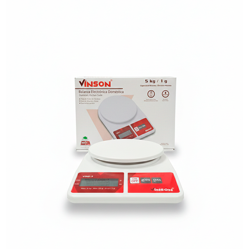 [15005538] BASCULA MESA 5 KG ELECTRONICA DOMESTICA VINSON VINS-5