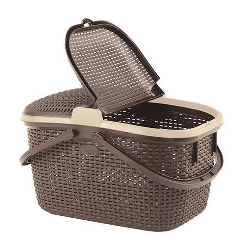 [31600] CANASTA PLAS TAVARUA 29.6 LT MOD RATAN REYPLAST CNX031000