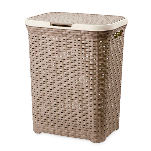 [23252] CESTO PLAS 60 LT MOD RATAN GDE REYPLAST CTX250000