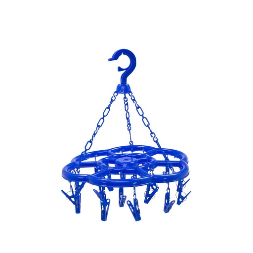 [1015117] COLGADOR P/ROPA 18 GANCHOS FLOR GUATE AR011972 SUR