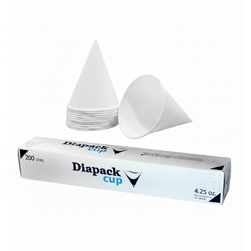 [1026805] CONO DESE P/AGUA 4.25 OZ 200 PZ DIAPACK CUP 100366