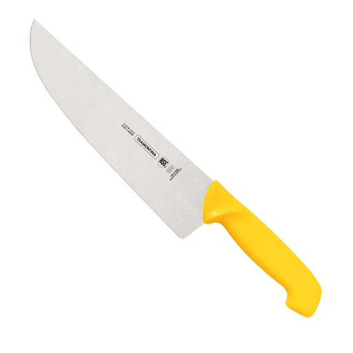 [19908] CUCHILLO CARNICERO AMARILLO TRAMONTINA 24609/050