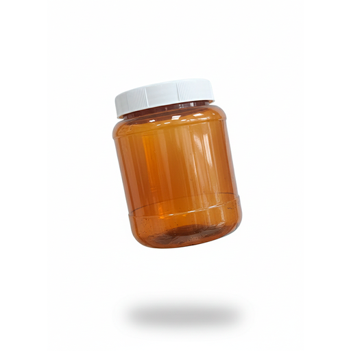 [1009972] ENVASE/TARRO PLAS 12 OZ AMBAR ROXY 12-4001-64-1 PVC TAPA 64-400 PP BL