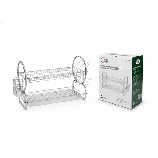 [1022924] ESCURRIDOR PLATO CROMADO 22" ALPINE CUISINE AI13661