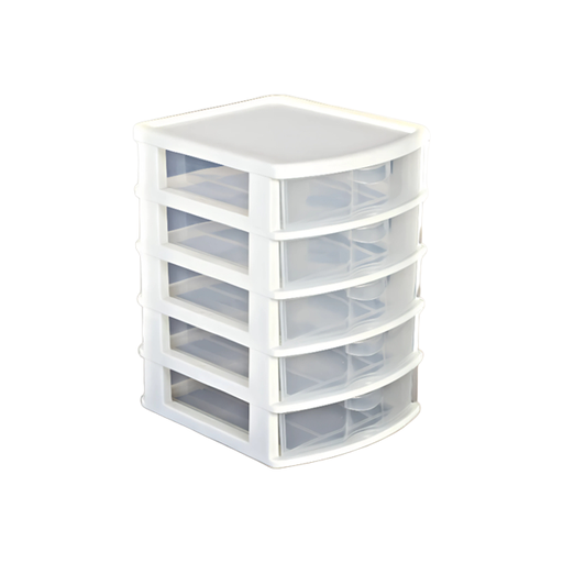 [15002773] GAVETERO PEQUEÑO 5 GAVETAS BL GUATEPLAST 25001