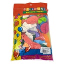 GLOBO 9 PASTEL SURTIDO 50 PZ 