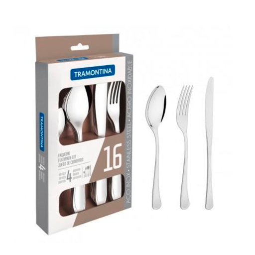[1011133] JGO CUBIERTOS 16 PZ TRAMONTINA 66945/650