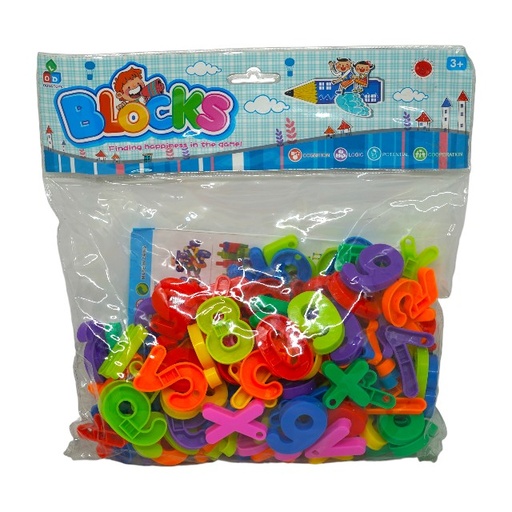 [15010471] LETRAS PLAS GDES COLORES BOL DIY BLOCKS CJ-0867378 HC-068