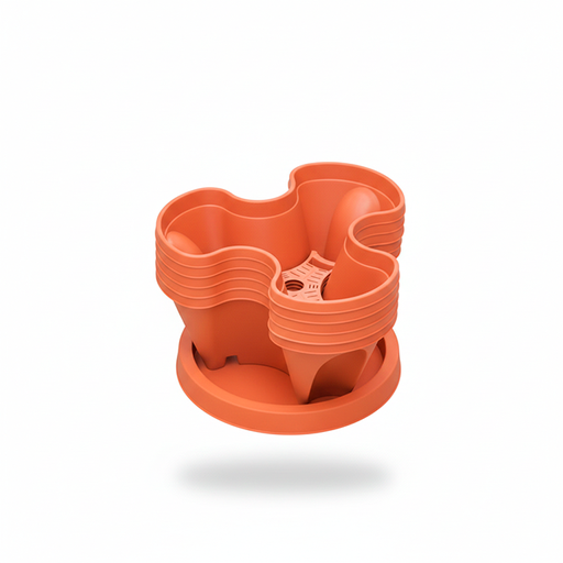 [1020750] MACETA TREBOL PLAS 5 NIV MEGA 712