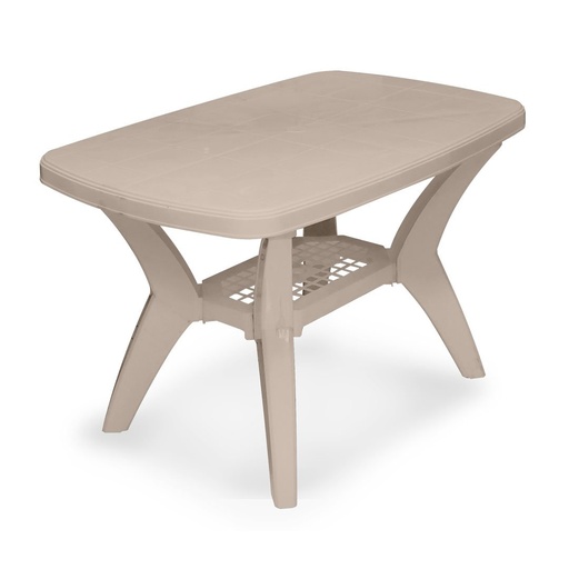 [10507] MESA PLAS RECT FUERTE 115X72.5X72.3 CM CF C/LECHE GUATEPLAST AR011600-CFL-0