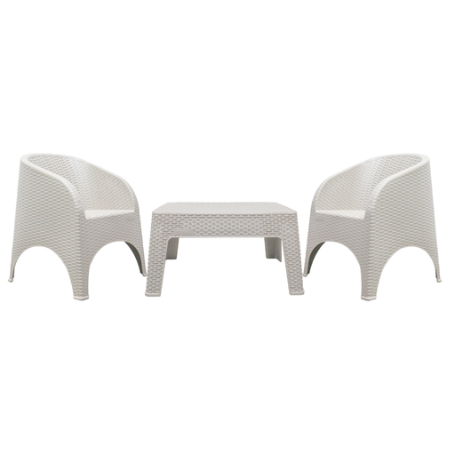 [15003037] MUEBLES PLAS RES/440LB 3PZ BEIG BISTRO SANCHIA