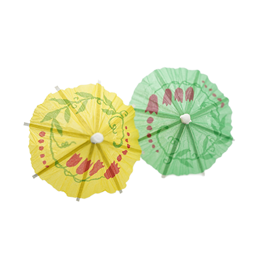 [15006908] PALILLO SOMBRILLA COCTEL 100 UN CAJ HAPPY HOUR