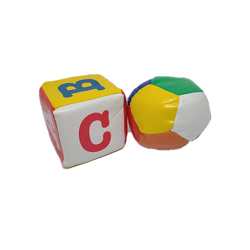 [36778] PELOTA C/CUBO ESPONJA COLORES ZAZ00154 / CJ-2365934