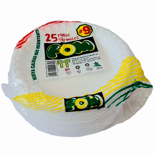 [5830] PLATO DESE 9 FOM S/DIV BL 25 UN BODEPA 24357