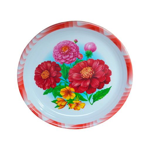 [5051] PLATO MELA PASTELERO DECORADO 2236