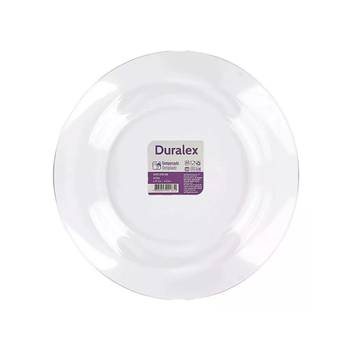 [1022750] PLATO SOPERO VID TEMPLADO 7.7" TRANS DURALEX SM400.0004