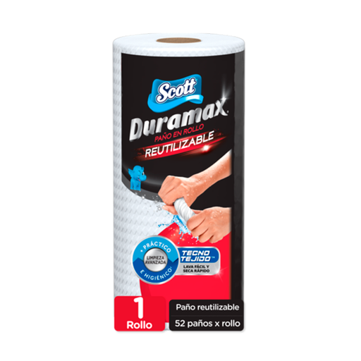 [36808] ROLLO PAPEL TOALLA REUT 52 PAÑ DURAMAX SCOTT 2278