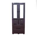 ROPERO PLAS C/DOB ESPEJO CAFE 4 GAV/2 C/LLAV CHIA SANCHIA