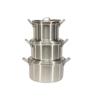 SET 3 OLLAS ALUM 16,20,24 C/O C/T ALINTER