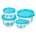 SET BOLOS/RECIPIENTES PLAS 4 TAMAÑOS DECO REYPLAST TZX019090