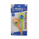 SET 2 MARACAS C/FIGURA COL SURT MUSICA INSTRUMENTS BLIS CJ-4042354