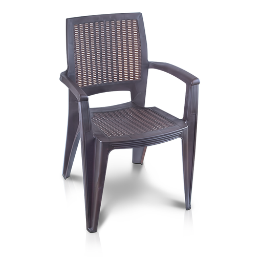 [25225] SILLA PLAST RATAN C/BRAZO SURT TACOPLAST 80333