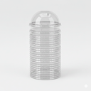 TAPA DESE DOMO P/VASO 9/12 OZ TRANS 50 UN DART 16LCDH