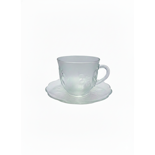 [3101] TAZA C/PAILA MONACO VIDRIO TS6-755GB SET