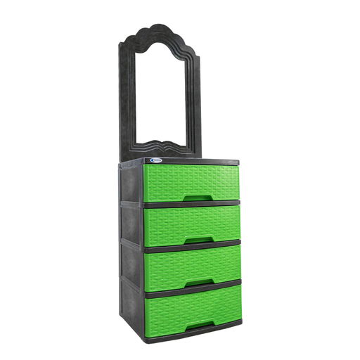 [15000091] TOCADOR PLAS RATAN C/ESP 4 GAV VERDE ETERNO SANCHIA 171202